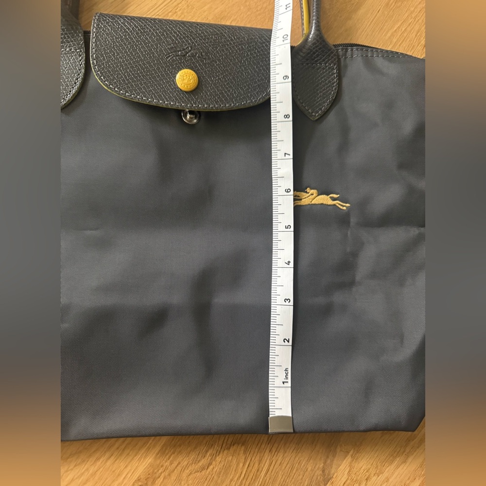 Longchamp Black Tote with Yellow Trim - Picture 3 of 12